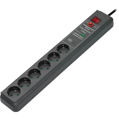 Brennenstuhl Secure-tec 19500A +Surge-Schutz 6x