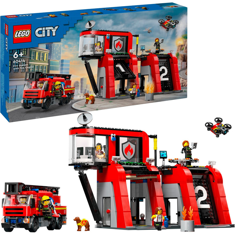 Lego LEGO City 60414 Feuerwache und Feuerwehrauto