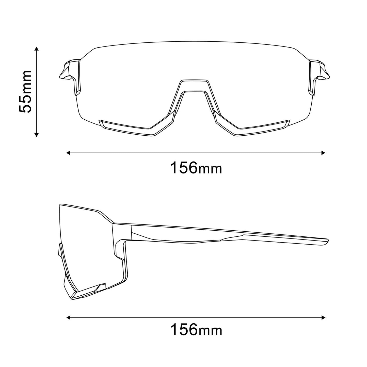 Shimano Aerolite 2 hc weiß - Sportbrille