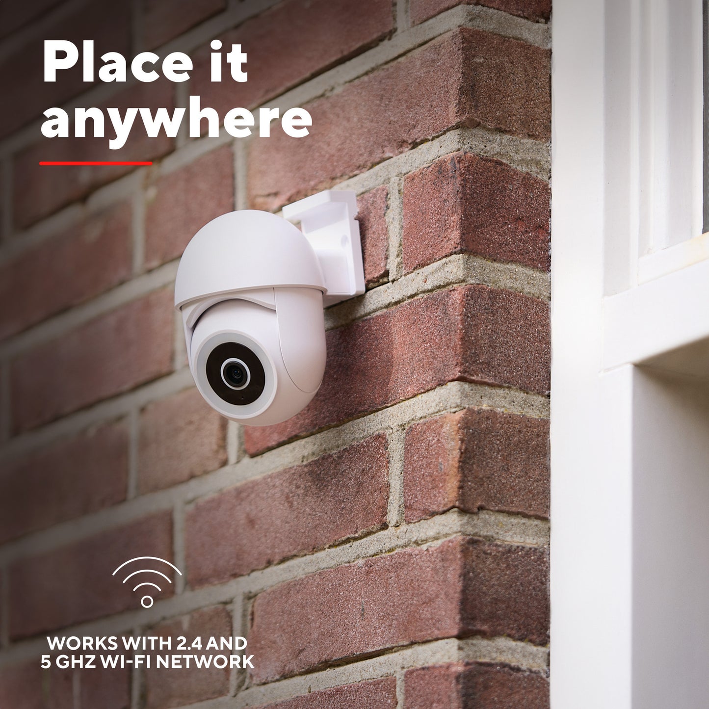 Trust ipcam-3900 360°-Außenkamera (weiß, 2,4 oder 5 GHz WLAN)