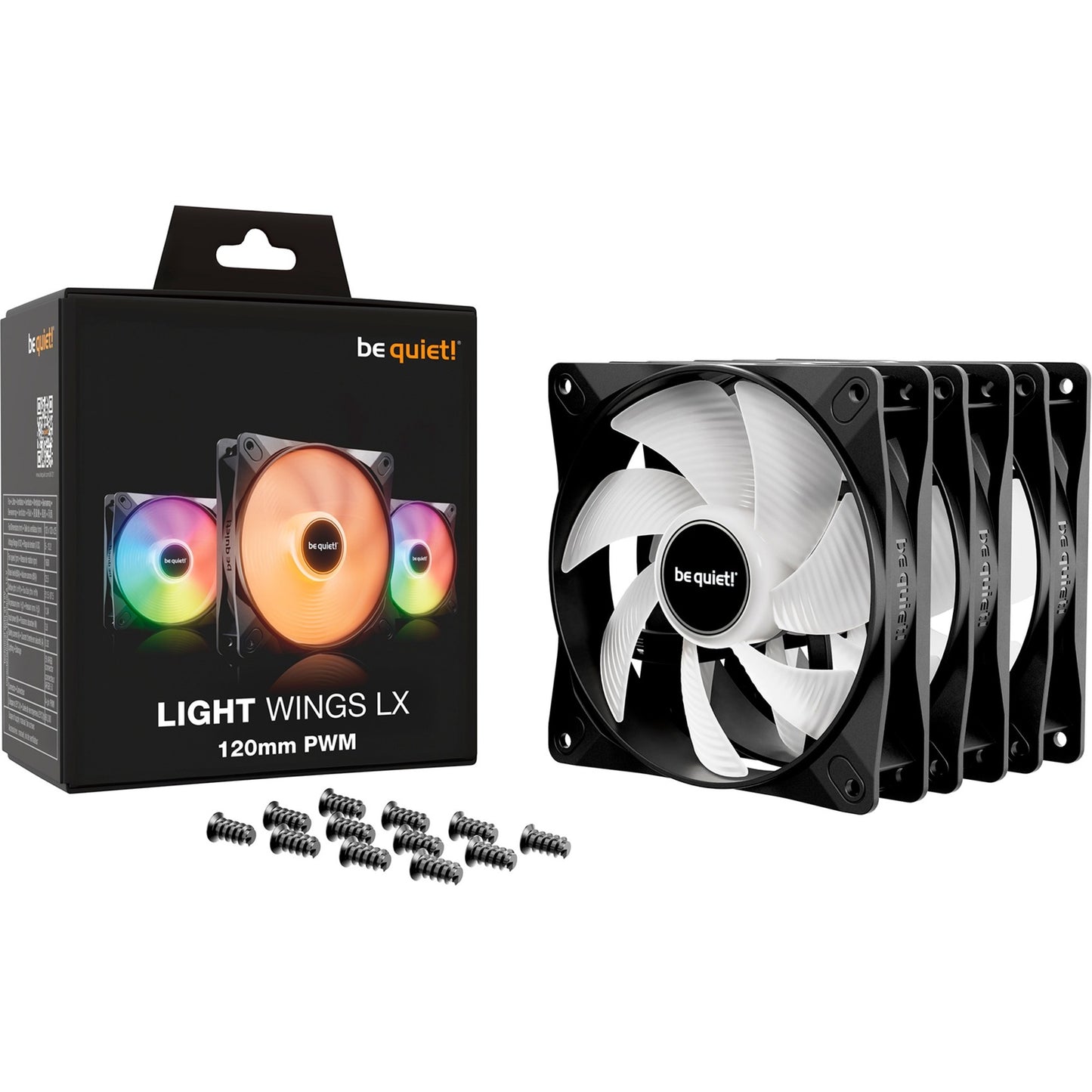 Ruhig sein! Leichtes LX 120 mm PWM Triple Pack