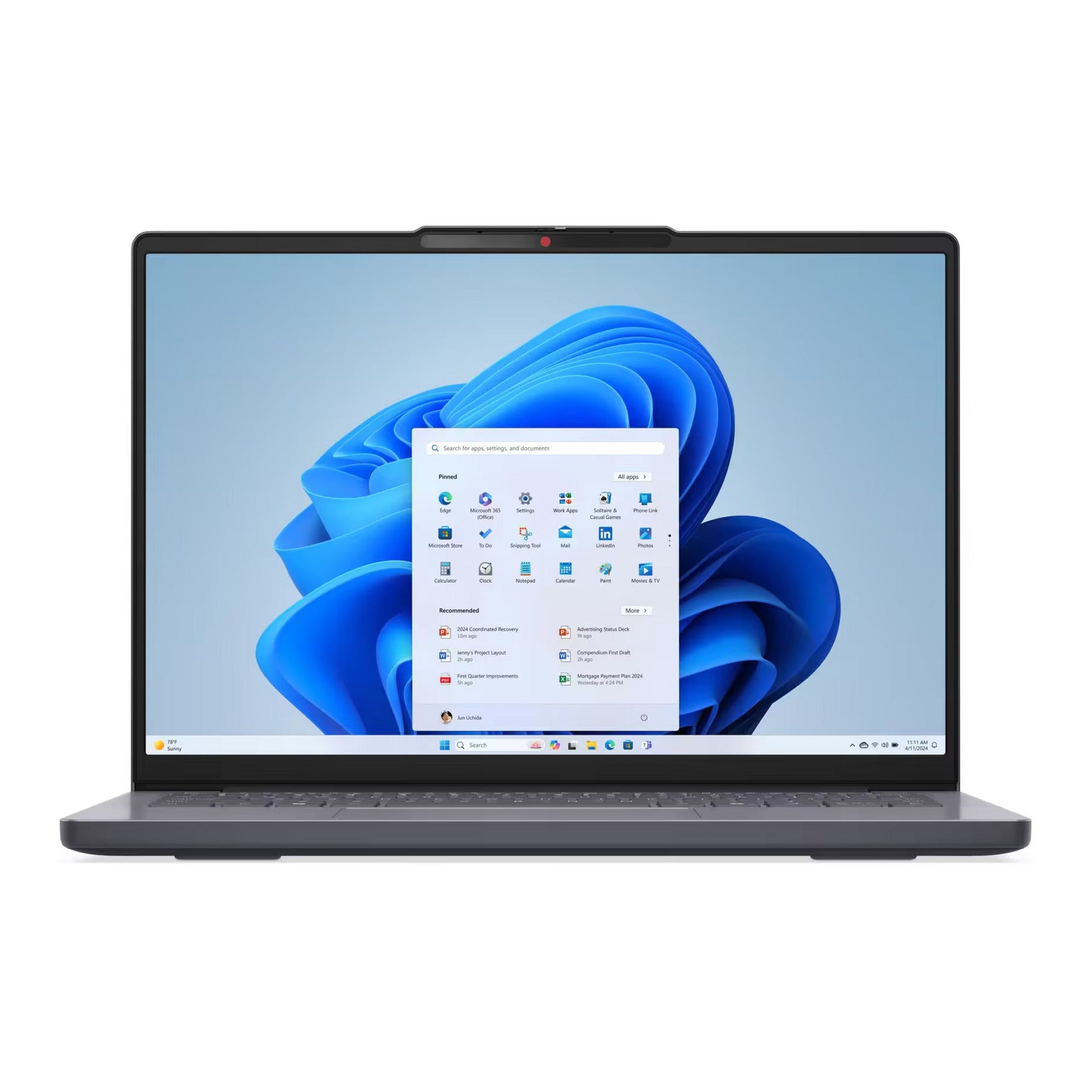 Lenovo Ideapad Slim 3 14ahp10 (83k9003bmh) 14 Laptop (grau | Ryzen 7 8840hs | AMD Radeon 780m Grafik | 16 GB | 512 TB SSD)