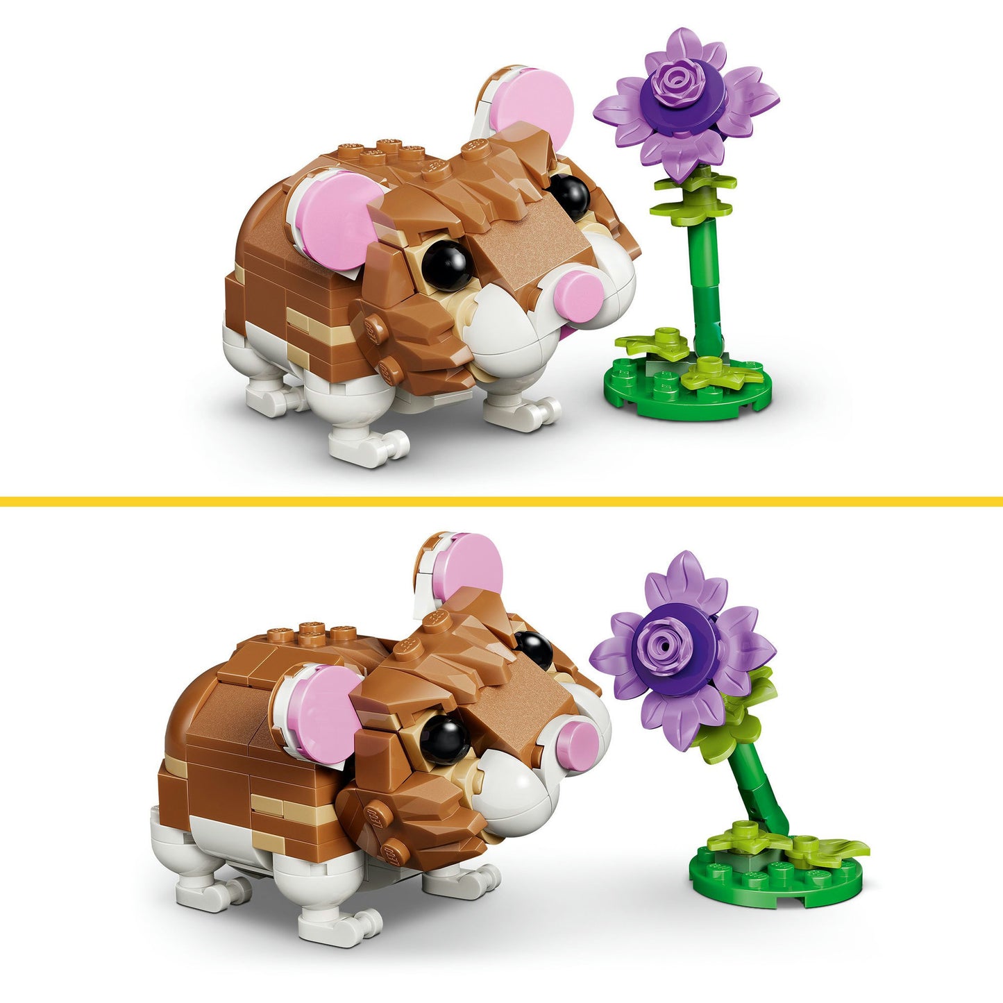 Lego 31376 Creator süßer Hamster mit Blume | 2 Stk