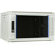 DSI 6U Weißer Wandschrank mit Glastür DS6406W