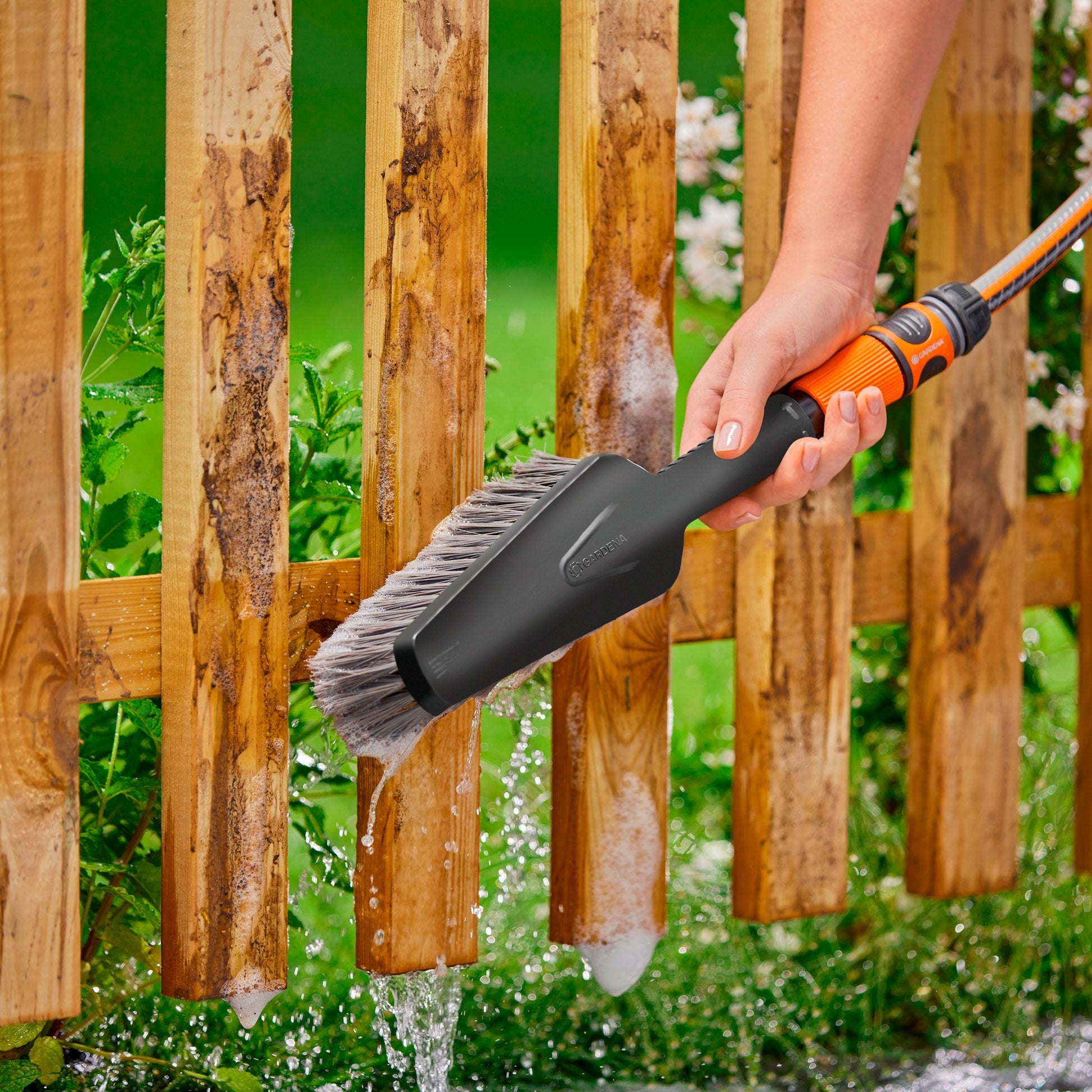 Gardena Clean System Cleaning Set mit Handbürste m weich,