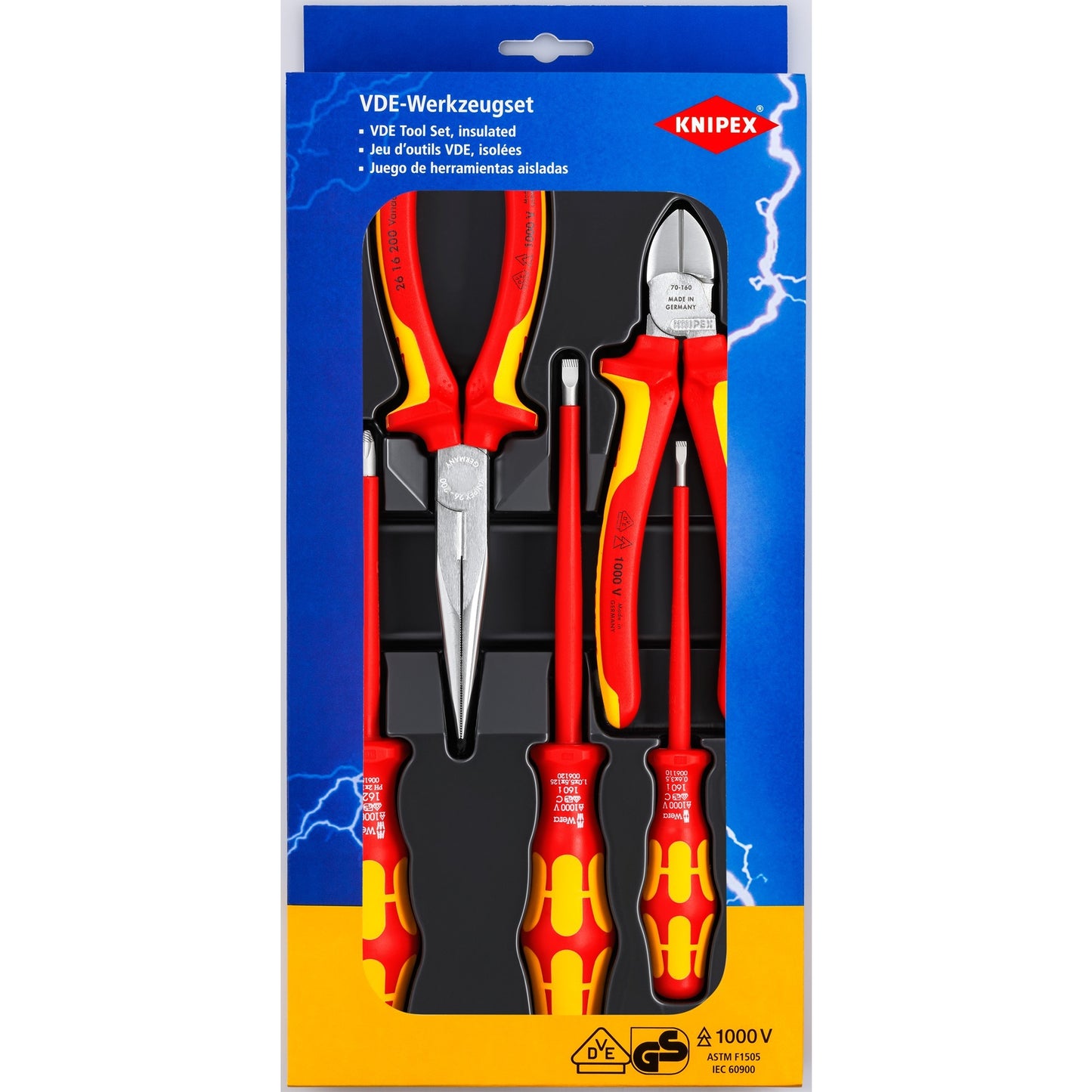 Knipex VDE -Werkzeugsatz 00 20 13