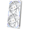Nzxt Performance Fan F280x RGB-Gehäuselüfter (weiß, 2 Stück, 280 x 140 x 30 mm, PWM)