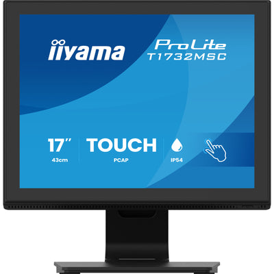 Iiyama Prolite T1732MSC-B2S 17 Touchscreen-Monitor (schwarz, VGA, HDMI, Display-Port, Audio, Touchscreen)