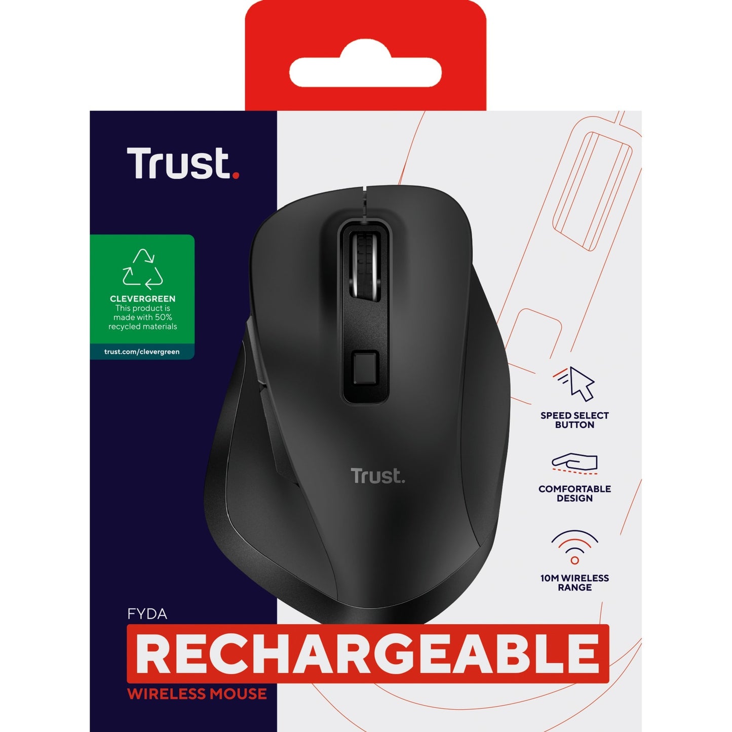 Vertrauen Sie Fyda Wireless Maus