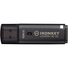 Kingston Ironkey Locker+ 50 G2 USB-Flash-Laufwerk 128 GB USB-Stick (Anthrazit, USB-A 3.2 Gen 1)