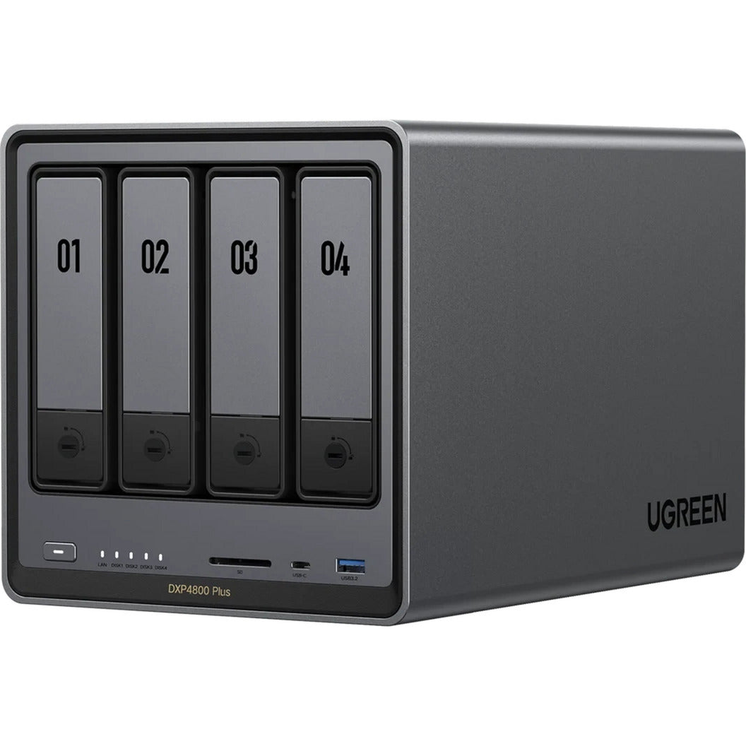 Ugreen nasync dxp4800 plus (grau, 1x 2,5GBe, 1x 10GBE, HDMI, USB-C)