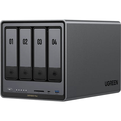 Ugreen nasync dxp4800 plus (grau, 1x 2,5GBe, 1x 10GBE, HDMI, USB-C)