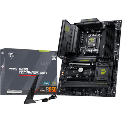 MSI Mag B850 Tomahawk WiFi Sockel AM5 Mainboard (RAID, 5GB-LAN, WiFi 7, BT, Sound, ATX)