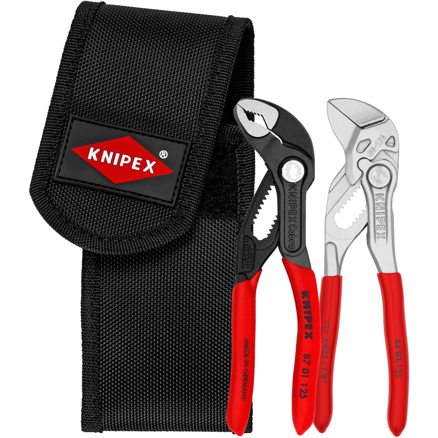 Knipex Mini-Tang-Set im Werkzeuggürtel