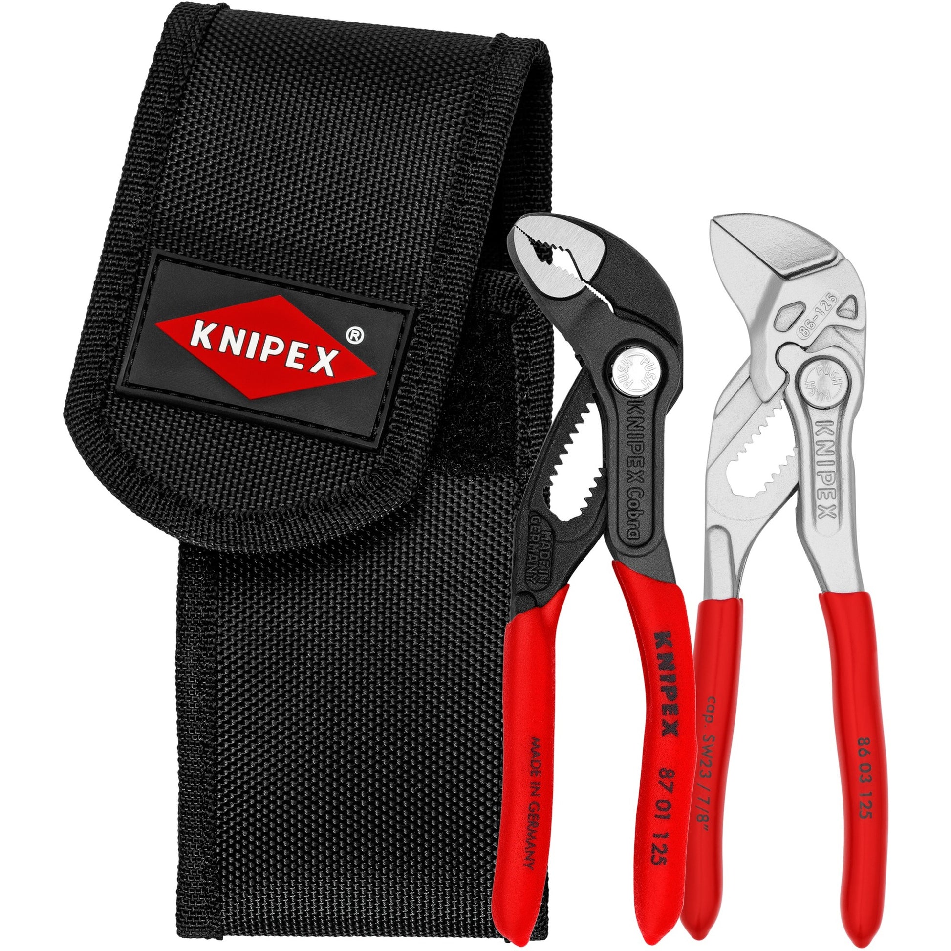 Knipex Mini-Tang-Set im Werkzeuggürtel