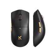 Mchose K7 ultraleichte kabellose Gaming-Maus (Schwarzgold, RGB, USB 2,4 GHz, 42.000 dpi) - afbeelding 1