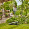 Gardena Undercover Schlauchbox Rollup m, 20 Meter Schlauchtrommel (schwarz türkis)