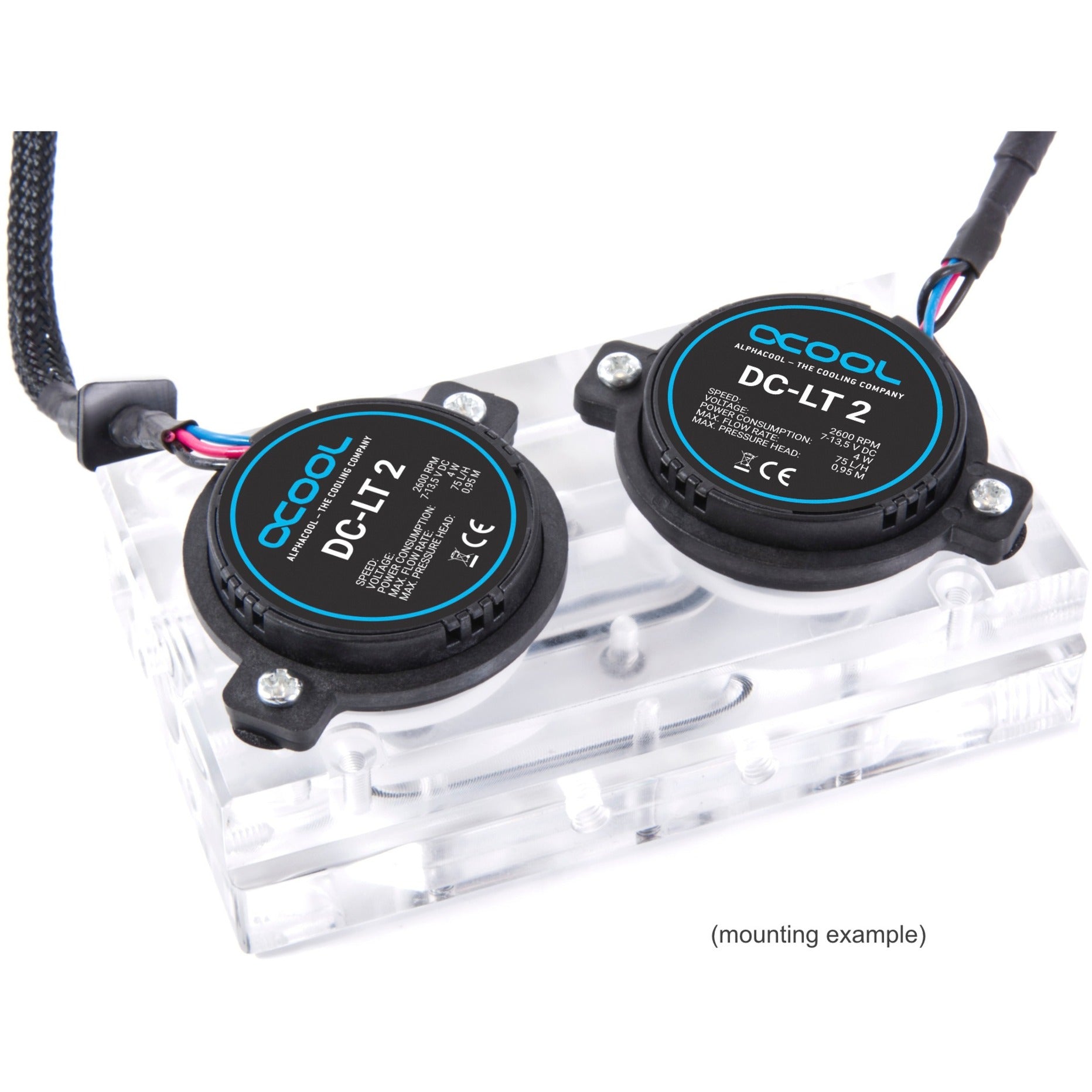 Alphacool DC-LT 2 – 2600 U/min Keramik – 12 V DC – (3 Sinus-Platine) Pumpe (schwarz)