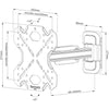 Neomounts von Newstar Select WL40S-840BL12 TV-Wandstonde