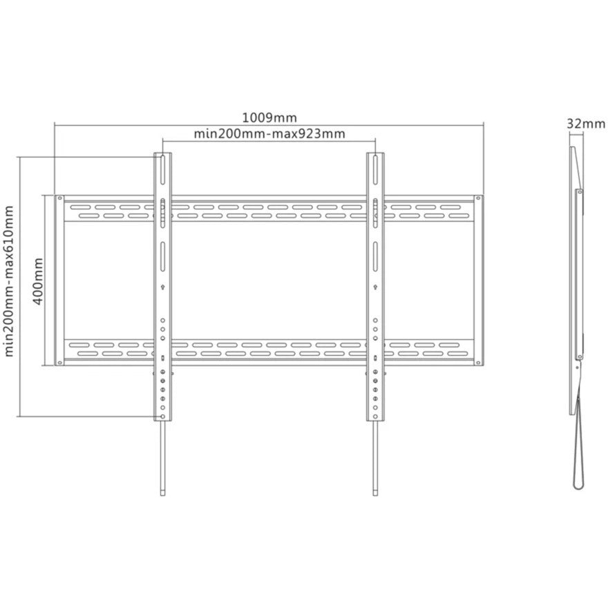 Neomounts von Newstar LFD-W1000 TV-Wandunterstützung