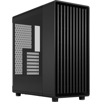 Fractal Design North Momentum Edition Midi-Tower-Gehäuse (schwarze Eiche | 2x USB-A | 1x USB-C | gehärtetes Glas)