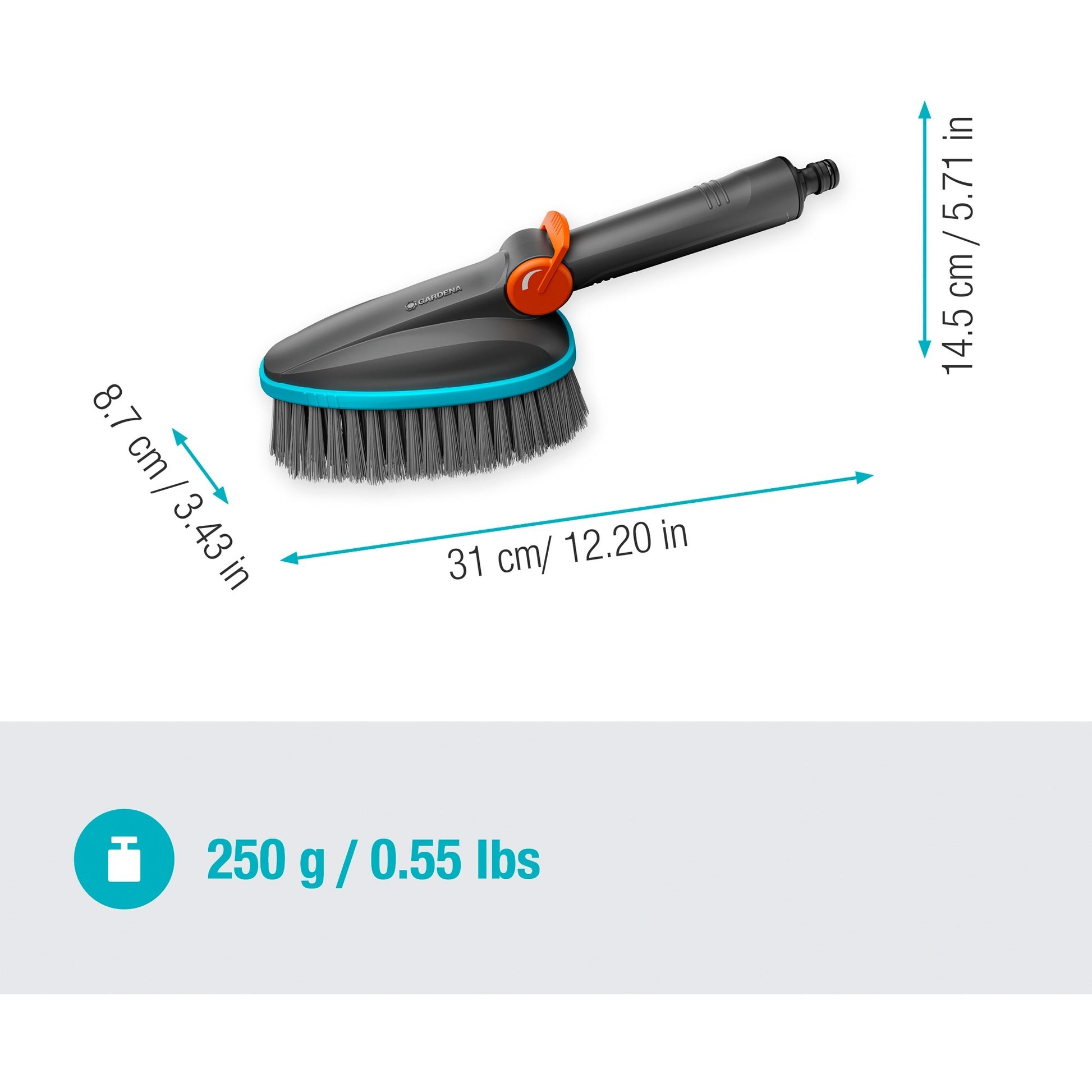 Gardena Cleansystem Handbrush m weich