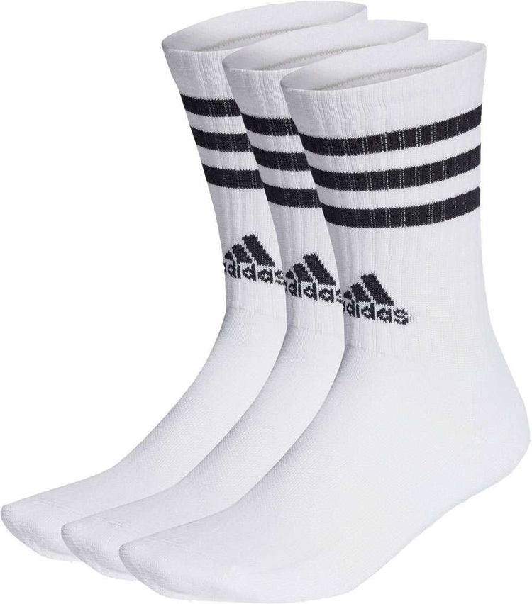 Adidas 3-Streifen gepolsterte Crew - Socken (3er-Pack)