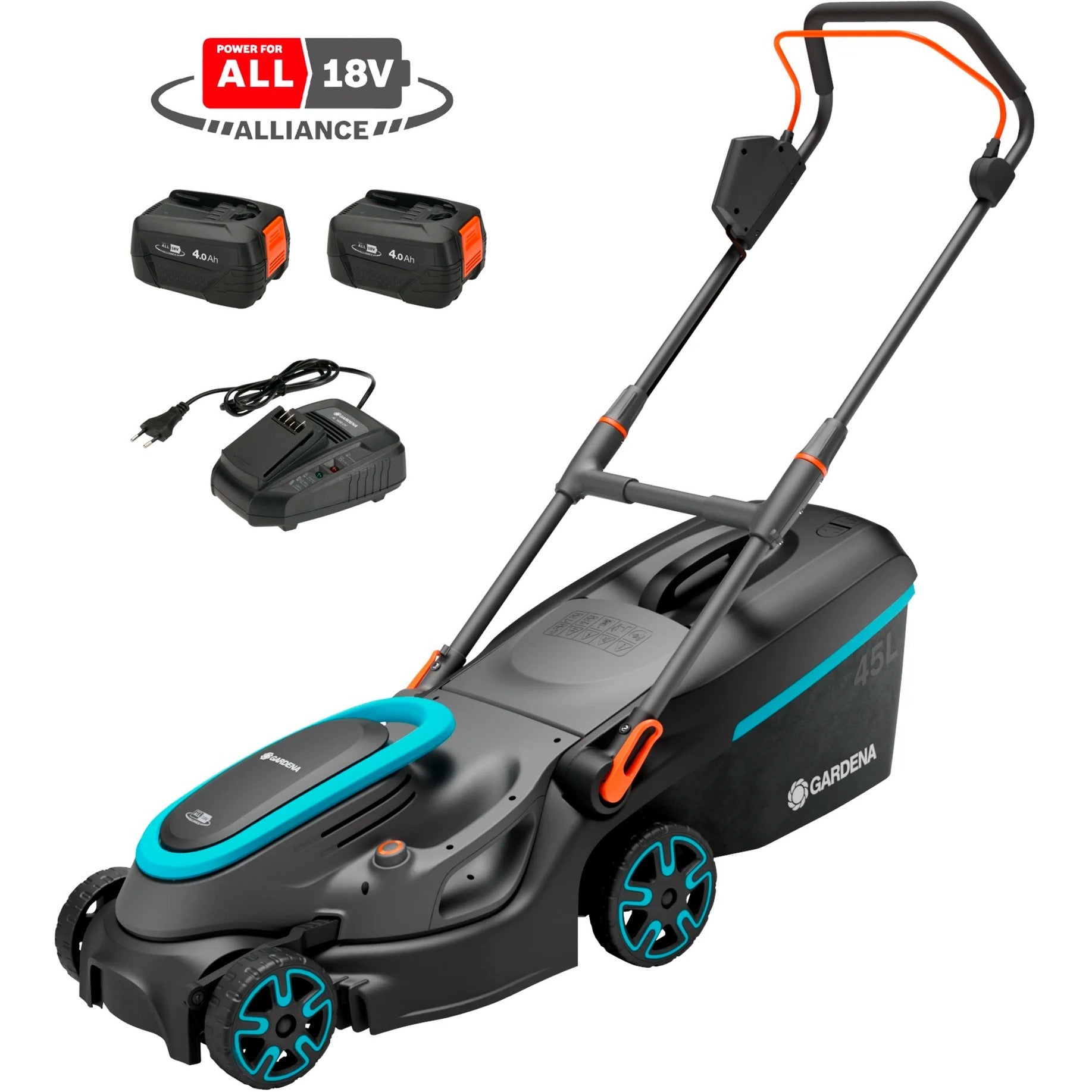 Gardena Accugrashaaier Powermax 37 36V P4A Set