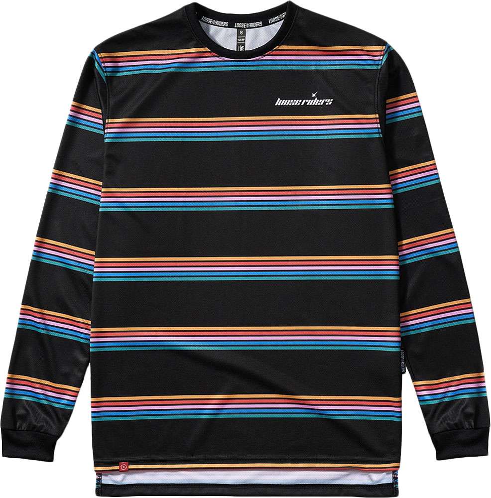 Loose Riders Streifenfarbe – MTB-Langarmtrikot
