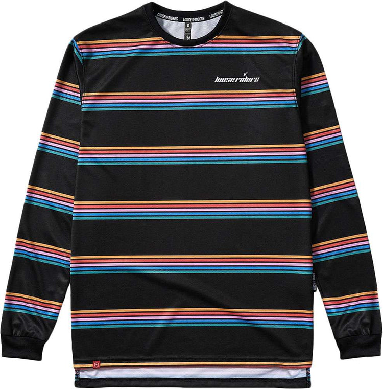 Loose Riders Streifenfarbe – MTB-Langarmtrikot
