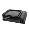 Cadac Van Cook Flat Plate Grillplatte (schwarz, 22 x 22 cm)