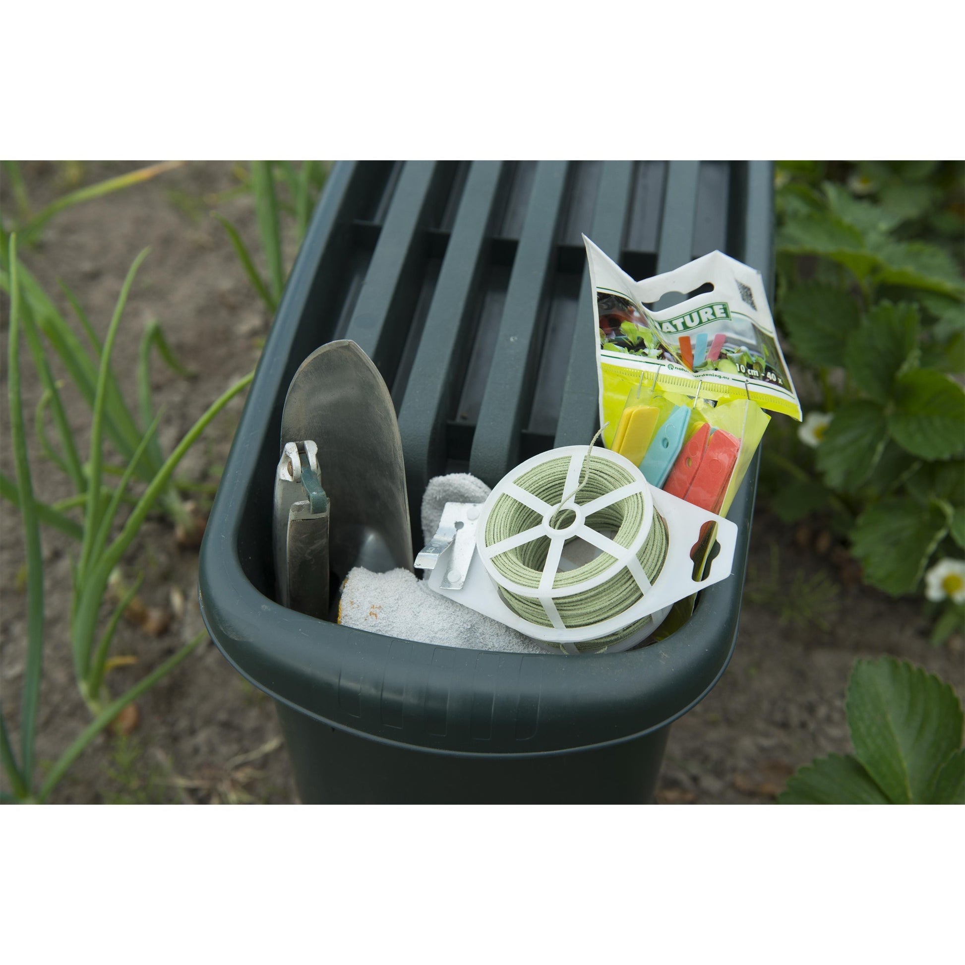 Nature Naturgarten Kniebank 2-in-15 65.5x25x34 cm Grün