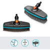Gardena Cleansystem Stahl mit weicher Bürste für größere,