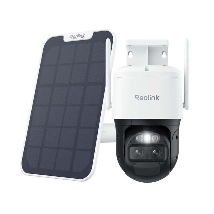 Reolink Trackmix G770 + Solar Panel 2 Sicherheitskamera (weiß schwarz, 4K 8MP UHD, 4G LTE, inkl. Solarpanel)