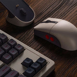 8bitdo Retro R8 Maus – N Edition (Grau Rot, 50 – 26000 dpi, Bluetooth USB-C 2,4 GHz) - afbeelding 15