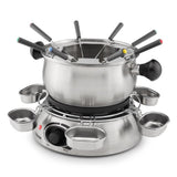 Tristar fo-1100 Fondue (Edelstahl, 8 Personen, 1300 W, geeignet für Öl, Schokolade und Käse) - afbeelding 1