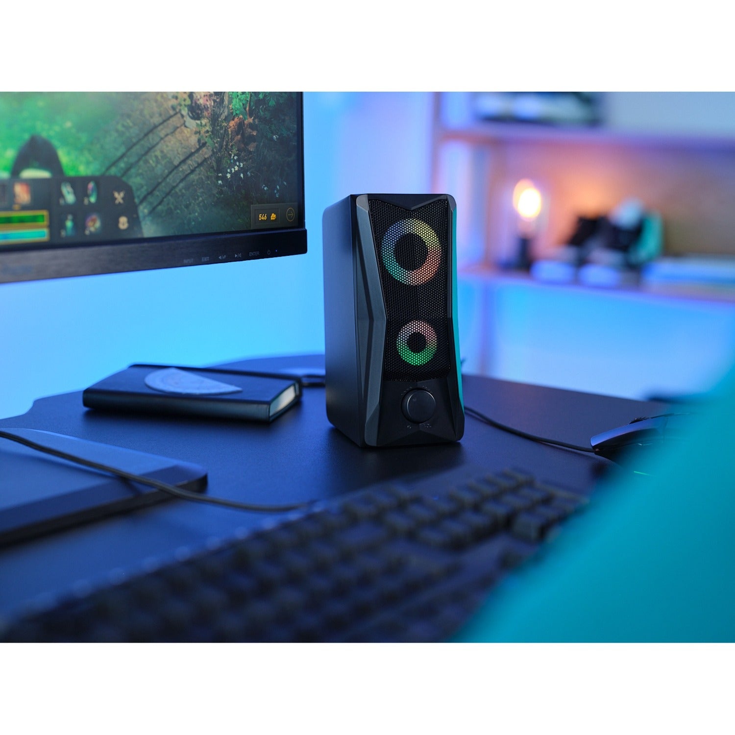 Vertrauen Sie GXT 606 JAVV RGB Leuchtet 2.0 Lautsprecher Set