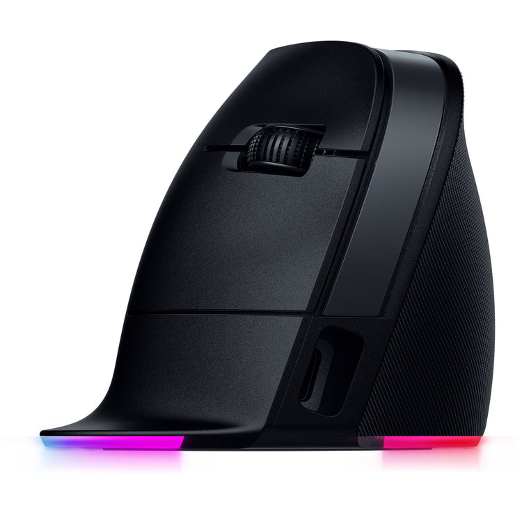Vertikale Gaming-Maus Razer Pro Click V2 (schwarz, bis zu 30.000 dpi, USB-C Bluetooth 2,4 GHz)