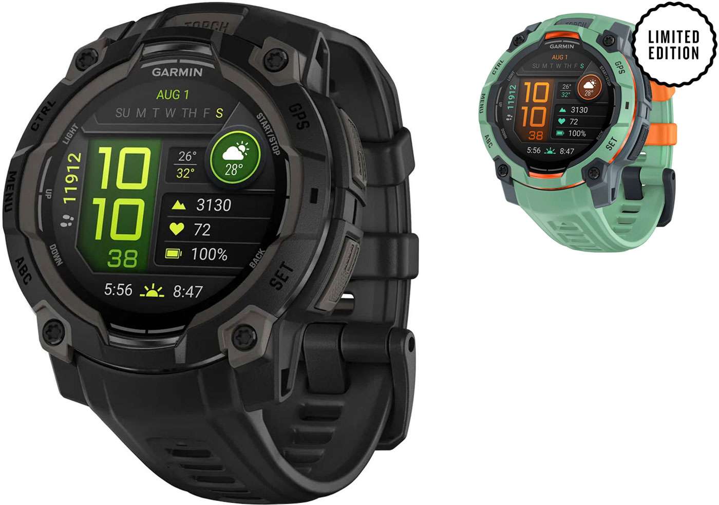 Garmin instinct® 3 amoled 45 mm – GPS-Multisport-Smartwatch