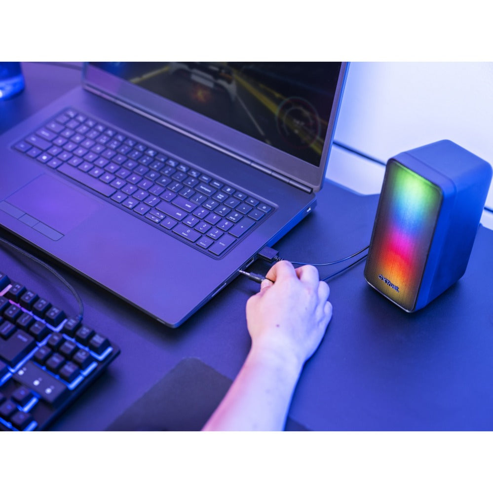 Vertrauen Sie GXT 611 Wetz Ibelbeleuchtet 2.0 RGB -Lautsprecher Set