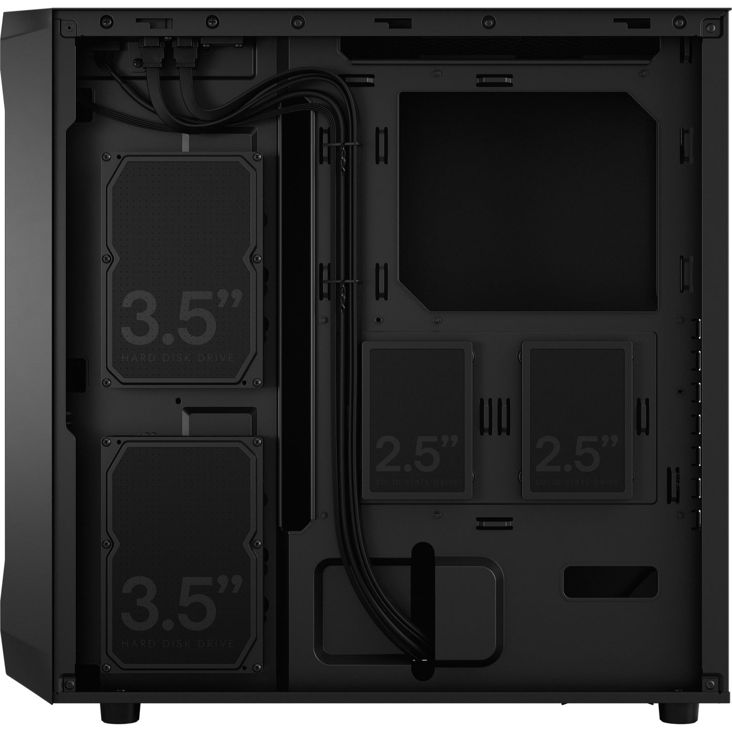 Fractal Design Focus 2 schwarzer Feststoff