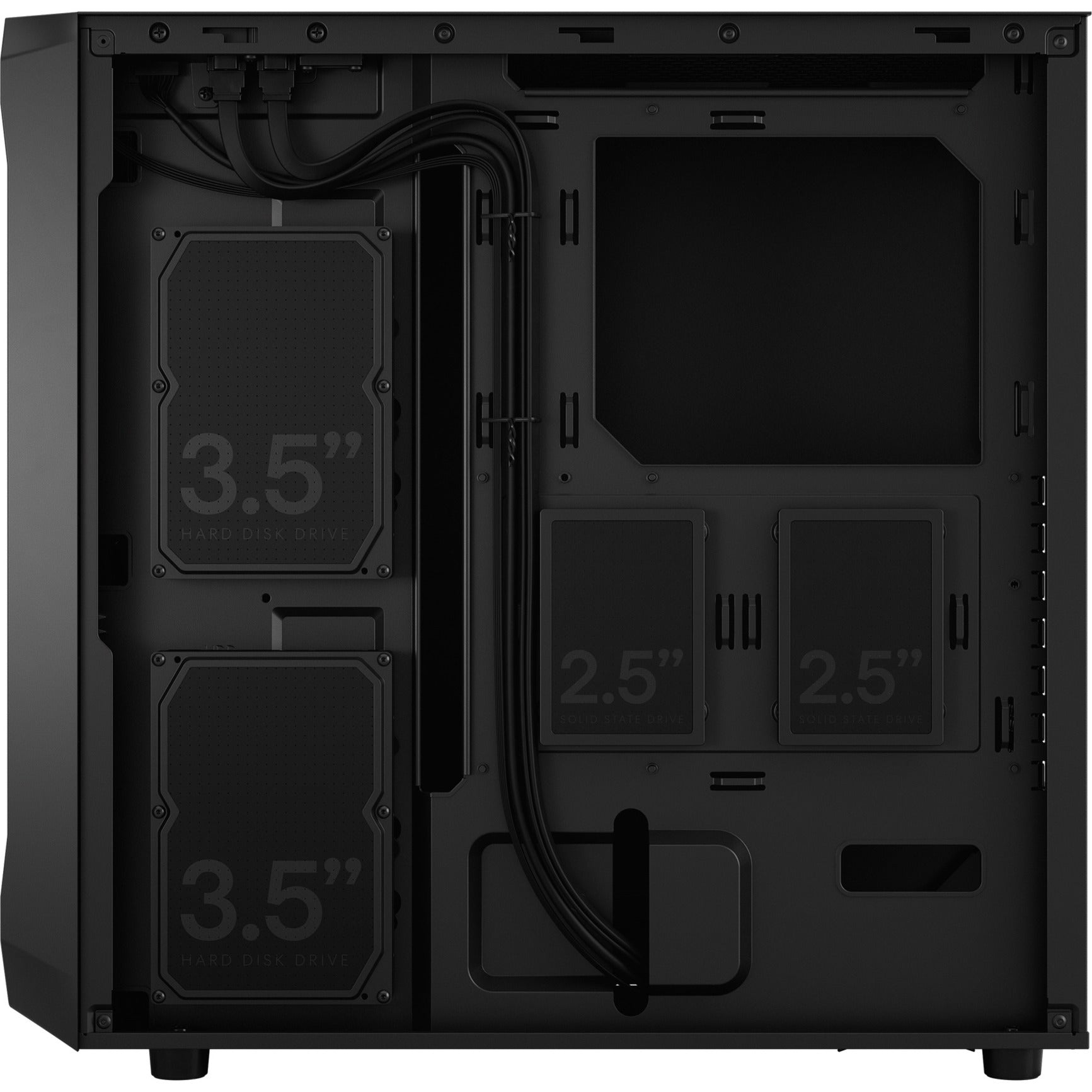 Fractal Design Focus 2 schwarzer Feststoff