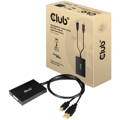 Club 3D Mini DisplayPort zu Dual Link DVI, HDCP OFF SISIO