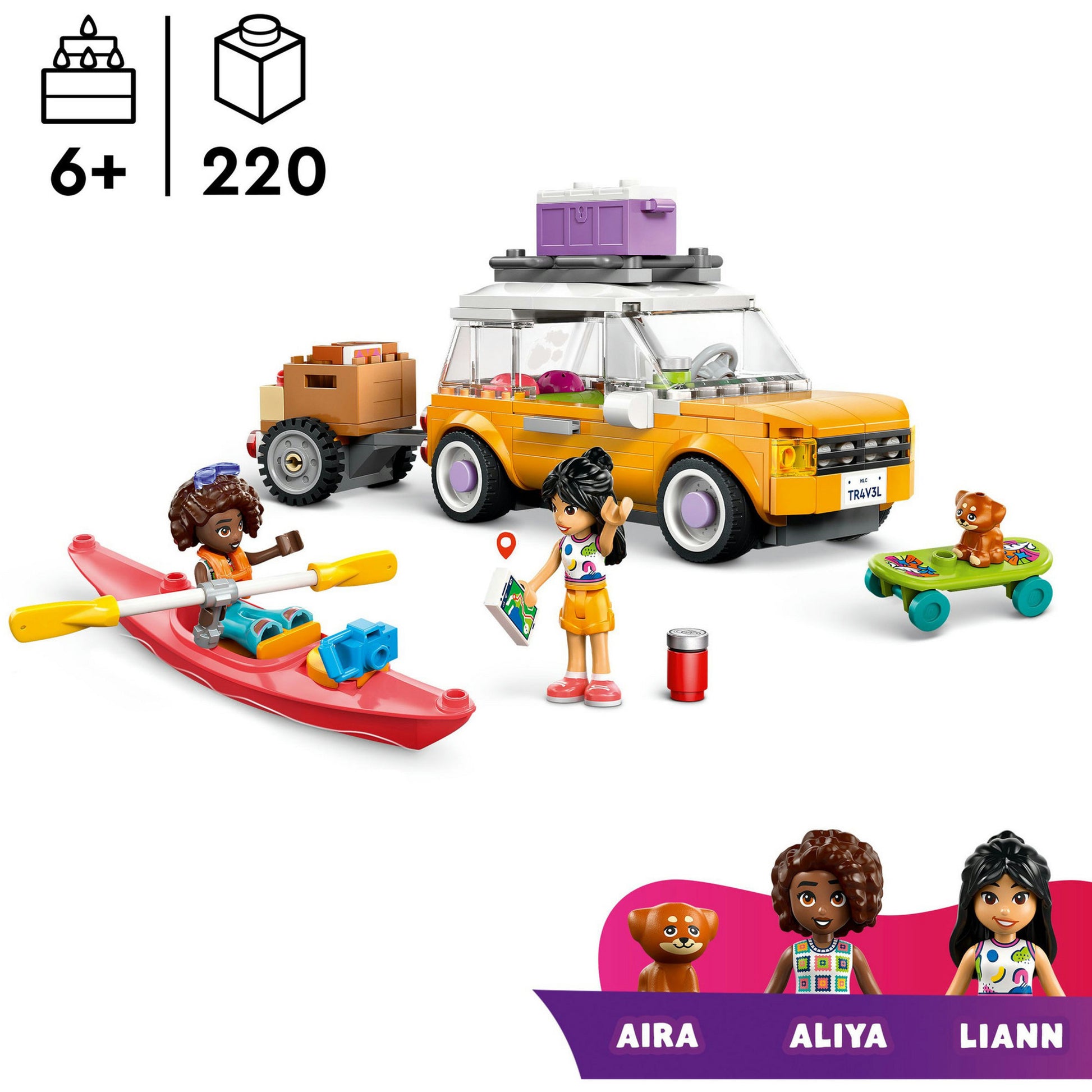 PIC LEGO 42659 Freunde zusammen auf Roadtrip