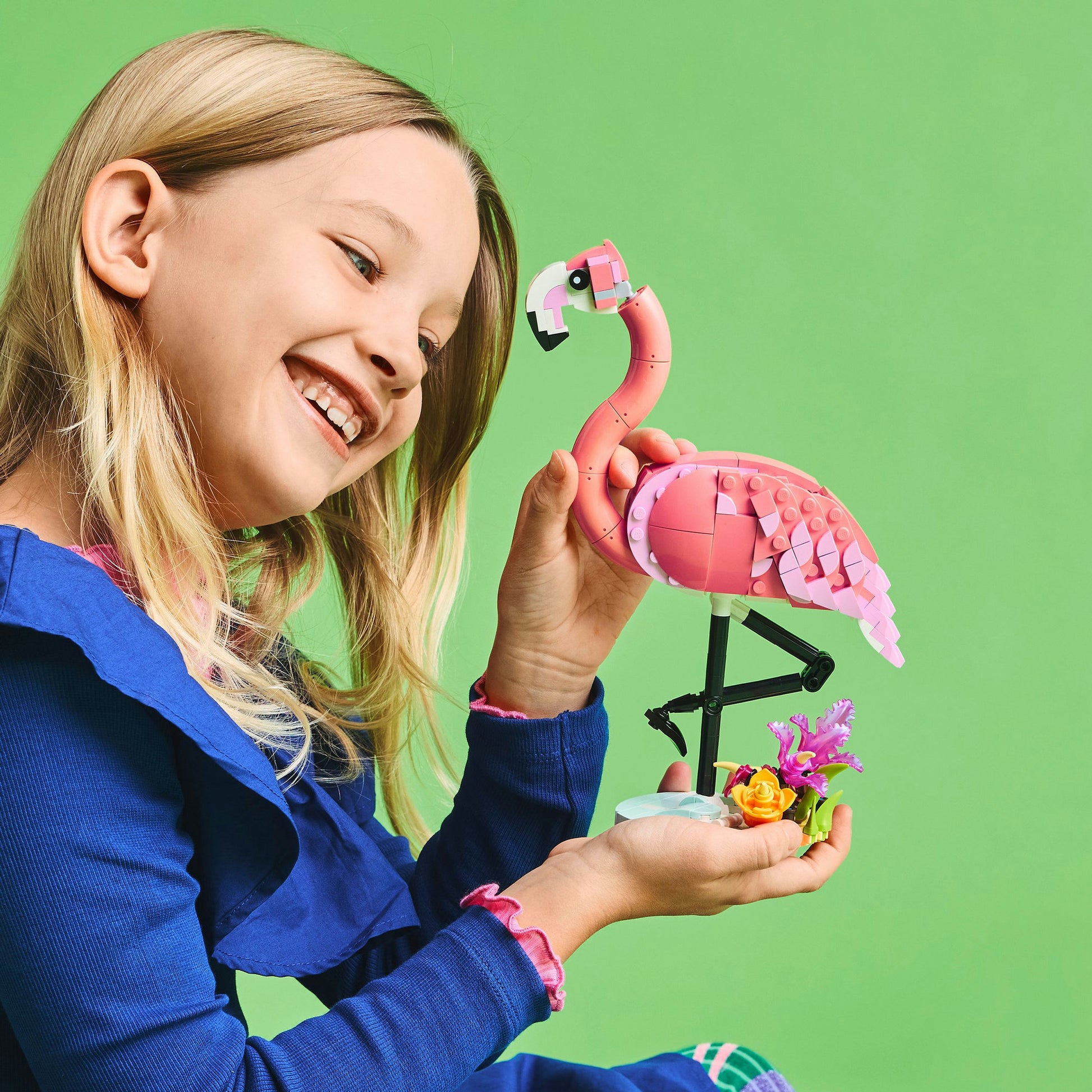 Lego -Schöpfer 31170 Wildtiere rosa Flamingo