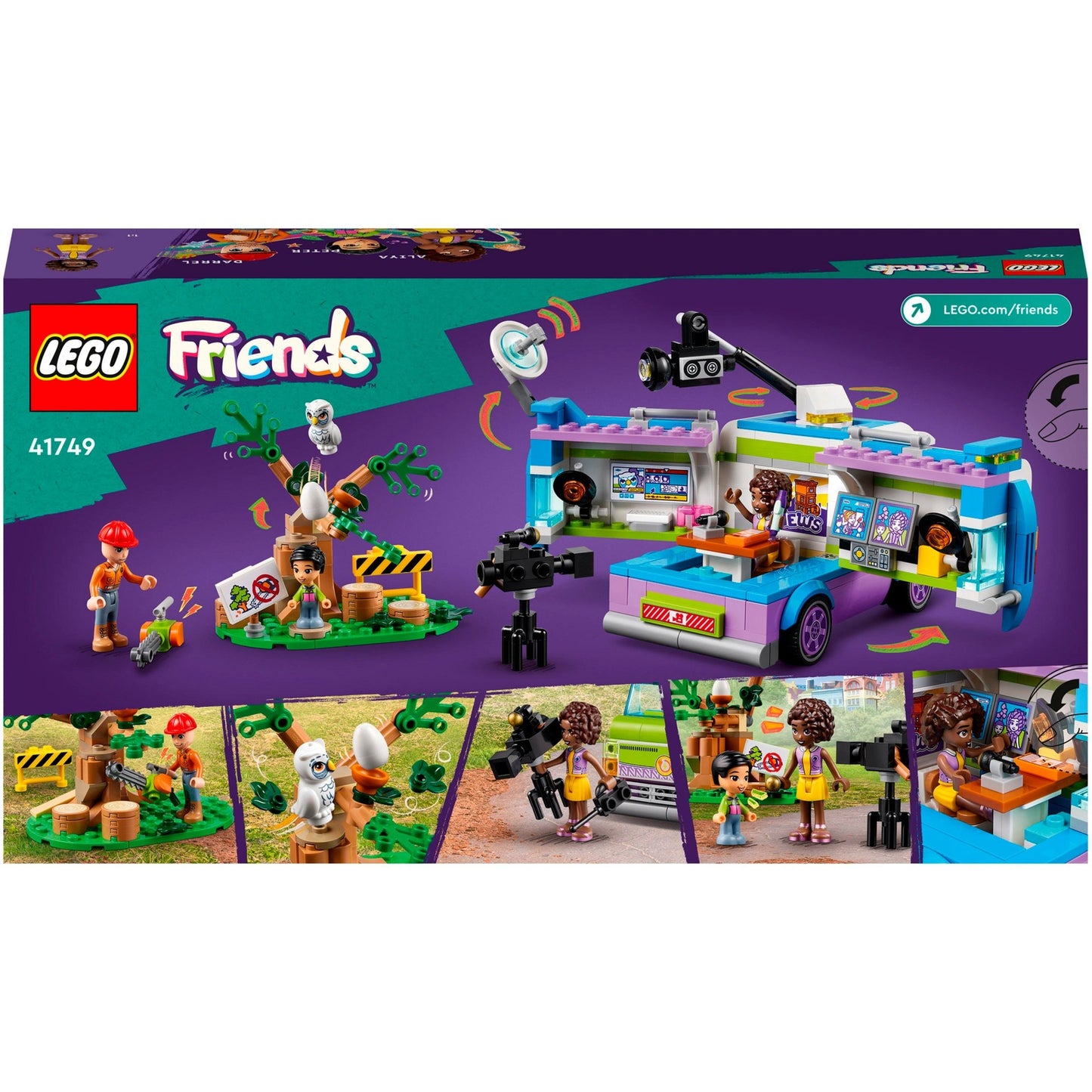 Lego Lego Freunde 41749 Nachrichtenbus