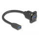 Delock D-Typ USB 5 Gbit / s Kabel Typ-A weiblich zu Typ-A fe