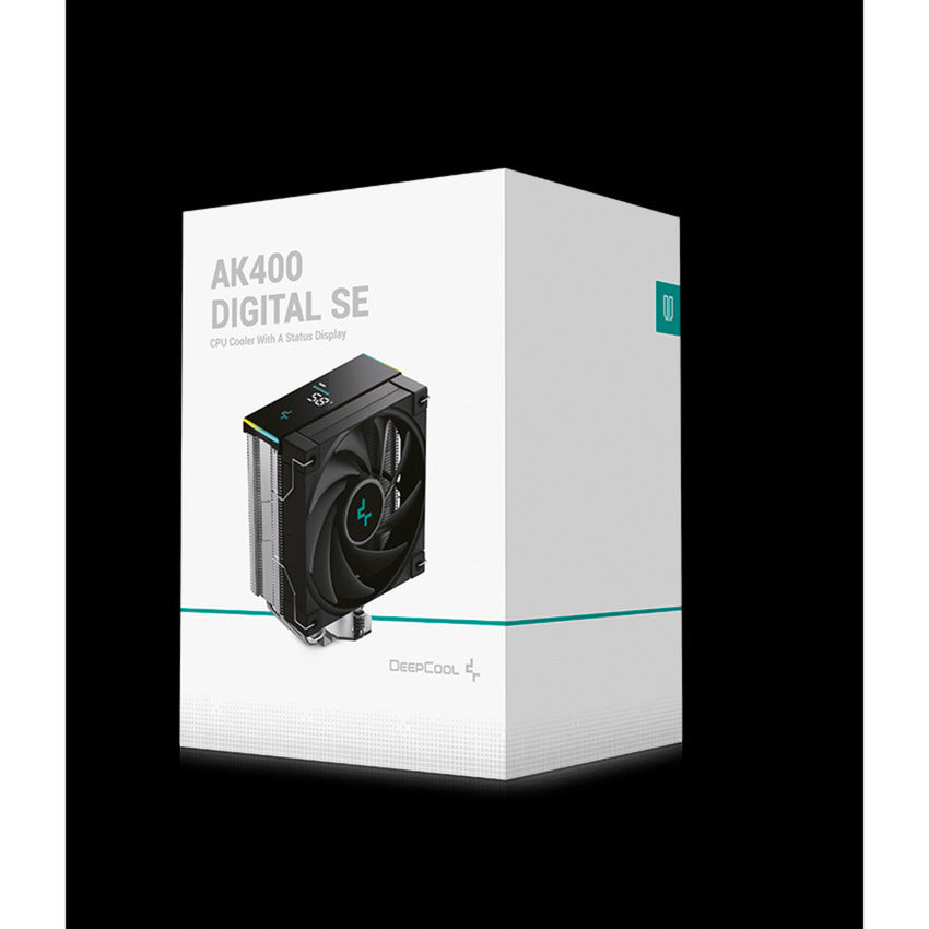 Deepcool AK400 Digital SE RGB CPU-Kühler (Schwarz)