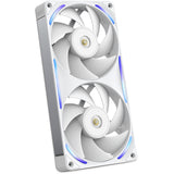 Nzxt f240x RGB-Gehäuselüfter (weiß, 2 Stück, 240 x 120 x 30 mm, PWM) - afbeelding 4
