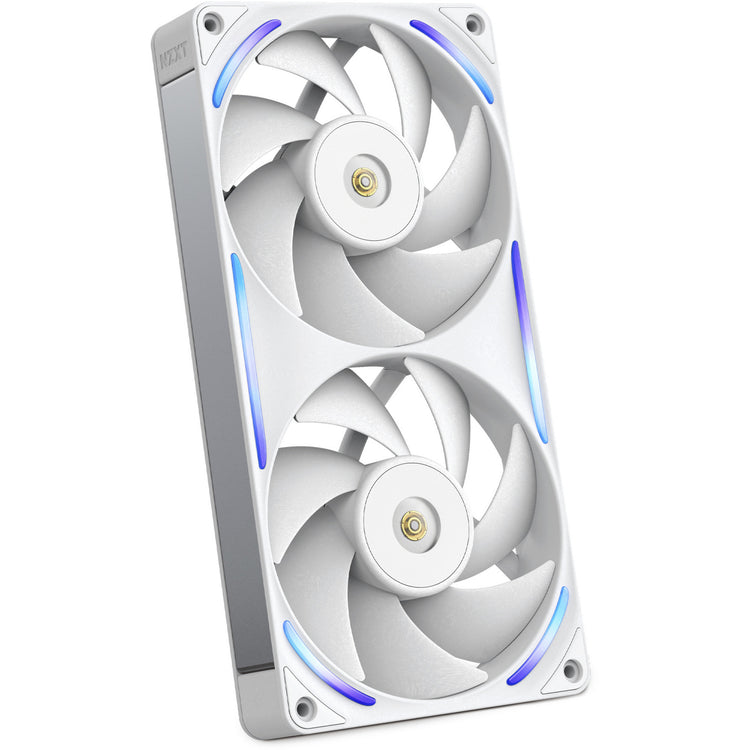 Nzxt f240x RGB-Gehäuselüfter (weiß, 2 Stück, 240 x 120 x 30 mm, PWM)